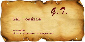 Gál Tomázia névjegykártya